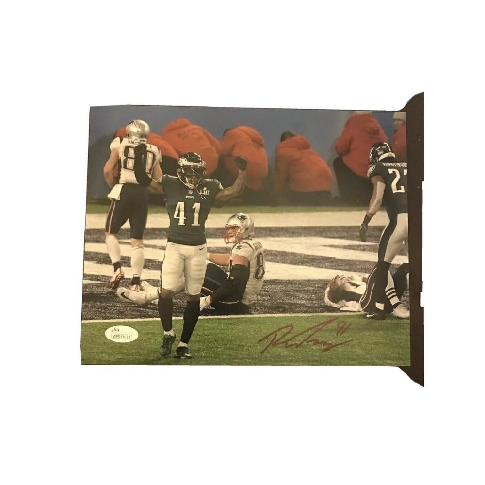 Ronald Darby Philadelphia Eagles SBLII Autograph Signed 8X10 Photo JSA